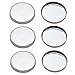 Buorsa 50 Pieces Round Palette Pans Empty Metal Tin Empty Metal Pans for Makeup,Magnetic Palettes,26mm