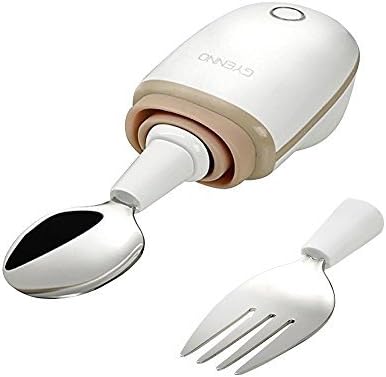 LP Comfortable Safe Integrates Intelligent Control Modulesï¼ŒAnti-Tremble Gyroscopic Spoon Limited Space To Prevent The Hand Tremorï¼ˆSpoon+Forkï¼‰ by GYENNO