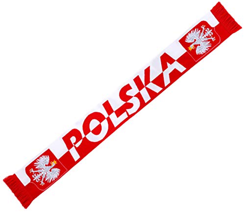 Poland Soccer High-Definition HD Knit Scarf