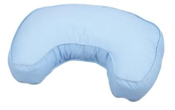 Leachco The Natural Contoured Nursing Pillow Blue Pin Dot Baby Pillows