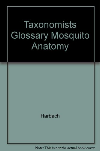 Taxonomists Glossary Mosquito Anatomy