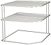 GRAYLINE 40316, Corner Helper Shelf, White