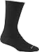 Darn Tough Vermont Women's Solid Crew Light Cushion Hiking Socks, Black, Medium (7.5-9.5)