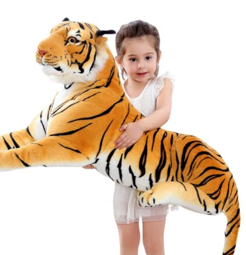 XIYUAN Tiger Plush Toys，Plush Pillow Stuffed Toy Stuffed Pillow, Used for Home Decoration Gifts, Children’s PillowStuffed Animal Toy (23.6 inches / 60 cm)