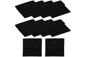 10Pcs Jewelry Pouches with Snap Button,7x7cmVelvet Jewelry Pouch with Snap Button Storage Bag,Velvet Jewelry Pouches,Jewelry 