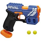 NERF Rival Knockout XX-100 Blaster -- Round Storage, 90 FPS Velocity, Breech Load -- Includes 2 Official Rival Rounds -- Team Blue
