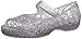 Crocs Isabella Glitter PS Jelly Flat (Toddler/Little Kid), Silver/Iris, 13 M US Little Kid