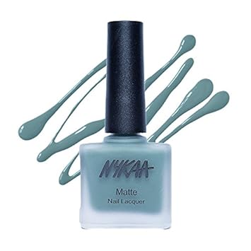 Nykaa Matte Nail Enamel - Matcha Tiramisu (Shade No.19) (9 ml)