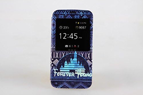 Special Cool Design New S-View Window Print Flip Leather Case Cover For Samsung Galaxy s4 SV i9500 - Melody