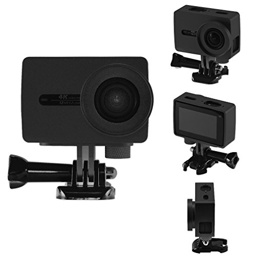 First2savvv XM2-TL-01 black Aluminium Alloy Protective Housing Case Shell for XIAOMI YI 2 4K Action Camera + Spanner Wrench