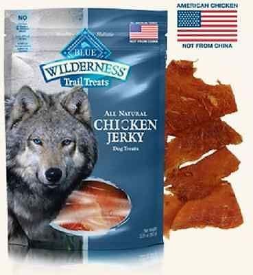 Blue Buffalo Wilderness Chicken Dog Jerky Treats Healthy Natural Grain Free USA