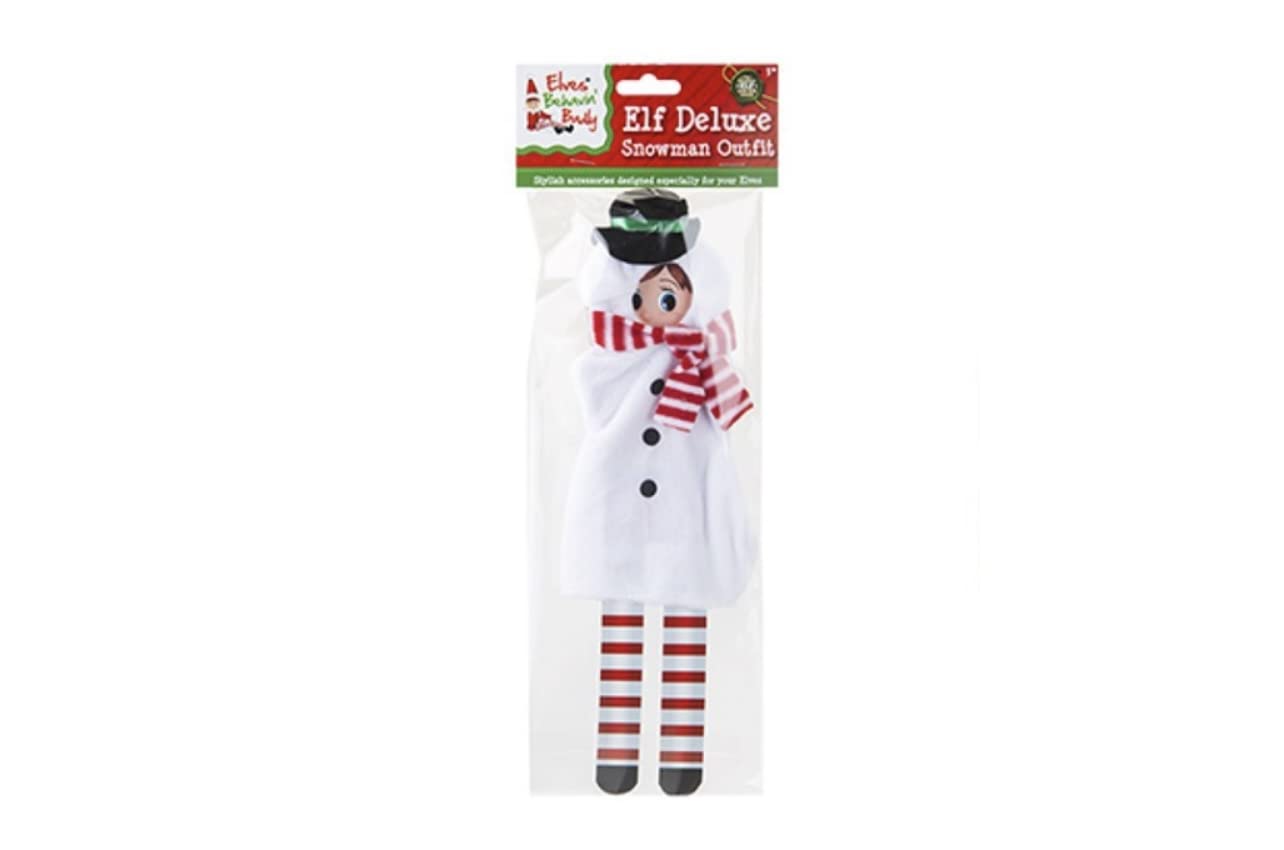 Christmas Naughty Elf Arrival Clothes - Plush Snowman Outfit