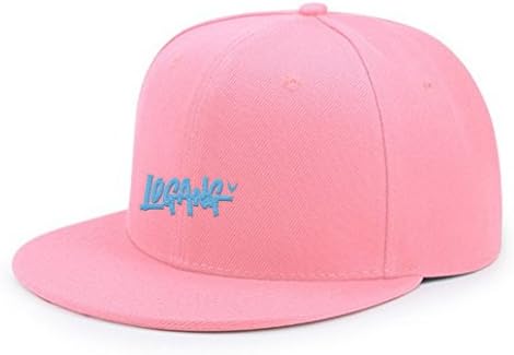 Flashers Logan colorful Paul Logo Logang Blue Embroidered Snapback Adjustable Baseball Cap Soft Pink