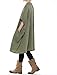 Mordenmiss Women's Doll Collar Casual Sleeveless Top With Big Pockets L Style 1-Olive Green