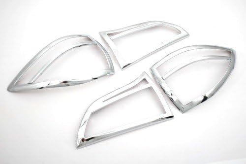 Chrome Tail Light Cover for Mitsubishi Challenger / Pajero Montero Sport 09-12 by Xktuning