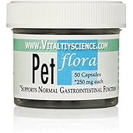 Vitality Science Pet Flora - Soil Based Probiotic for Cats - Helps to Supports Normal Gastrointestinal Function