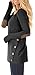 Womens Cotton Casual Long Sleeve Shirt Buttons Faux Suede Round Neck Blouse Tops Dark Grey XL