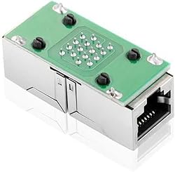 2Pcs RJ45 Coupler Connector Coupling Extension