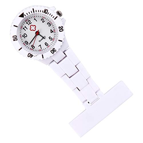 ibasenice Lapel Pin Watch Hanging Doctor Pocket Watch Clip on