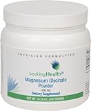 Magnesium Glycinate Powder | Provides 200 mg of Magnesium Bisglycinate Per Serving | Highly Absorbable, Well-Tolerated Form of Magnesium | Mixes Easily, Fast Dissolving | 120 Servings | Non-GMO | Physician Formulated | Seeking Health
