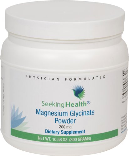 Magnesium glycinate powder | provides 200 mg of magnesium bisglyc…