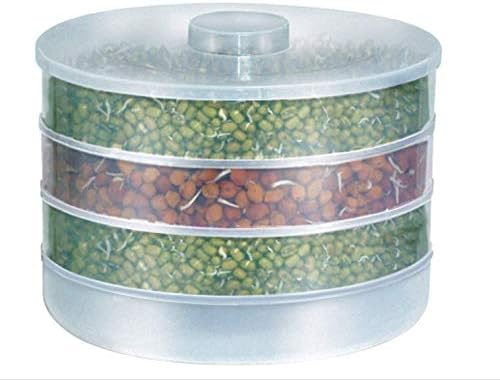 HAPPENWELL Plastic Hygienic Sprout Maker with 4 Container