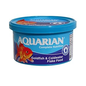 AQUARIAN Complete Nutrition – Comida para Peces de Acuario en Escamas, Especial para Doradas y Peces de Agua fría