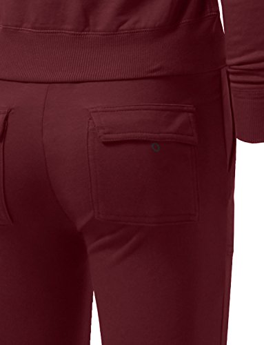 NE PEOPLE Women's 2 Piece Outfits Sweatsuit - Casual French Terry Zip Up Hoodie and Pants Set Basic Tracksuit