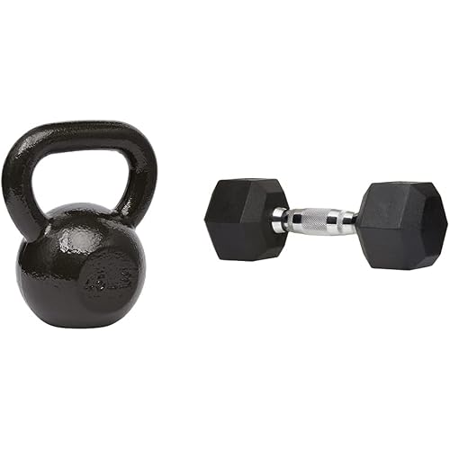 Amazon Basics Cast Iron Kettlebell Weight