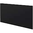 Threehoney HDPE Sheet 1/4" Thick 24 x 48 Inch, HDPE Plastic Sheet High Density Polyethylene Board Flexible Solid Plastic Block for DIY Projects Crafts Machining Home(Black)