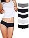 Emprella Underwear Women Cotton Sexy Boyshorts Panties - 5 Pack (Medium, Assorted) ...