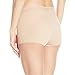 Vassarette Women's Invisibly Smooth Boyshort Panty 12383, Vass Latte, Large/7