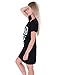 Caramel Cantina 'I Need Coffee' Long Length Nightshirt (Large/X-Large, Black)