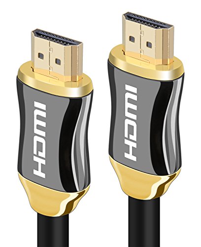 KIN&P HDMI Cable 3ft Ultra High Speed HDMI 2.0 (4K) HDMI Cables for Playstation PS3 PS4 PC Apple TV, Support 2160P,HD 1080P, 3D,4k,Ethernet,Audio Return