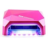 Perfect Summer Professional 36W UV LED Light Nail Dryer Curing Lamp for Gel Nail Polish ( Elegant Pink)