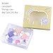 Silicone Pacifier Clip Girl with Teething Pain Relief Beads, 2 BPA Free Teething Toy Set, Best Unique Gifts for Baby Shower, Universal Holder for Binky, WubbaNub, NUK, Avent Soothie and MAM Pacifiers