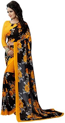Shyam Export Georgette Saree With Blouse Piece