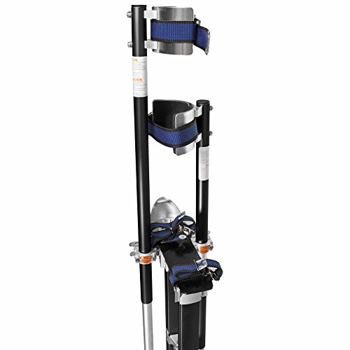GypTool Pro 48" - 64" Drywall Stilts - Black