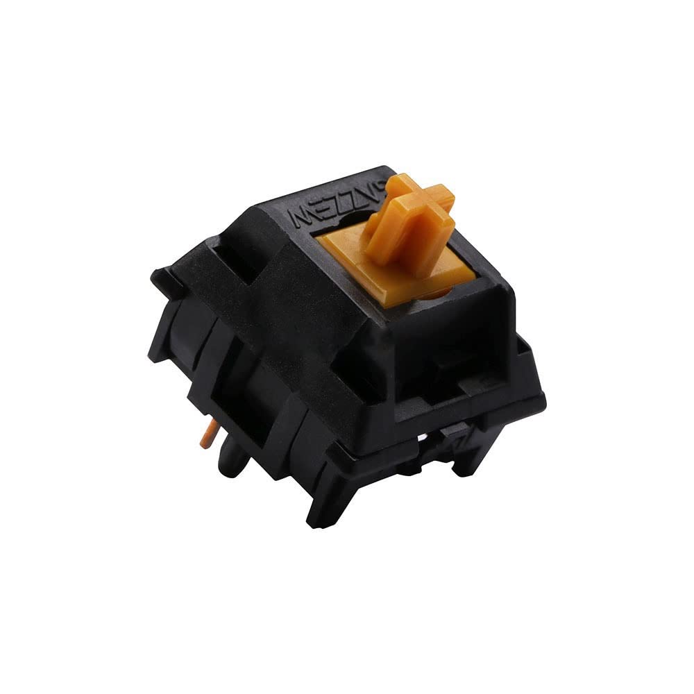 Gazzew Boba Black U4 / U4T Switch, 5Pin Silent/Thocky Tactile Switches for Custom Mechanical Gaming Keyboard (Color : U4T 68g, Size : 30PCS)