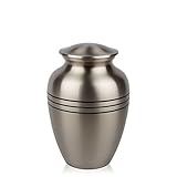 Perfect Memorials Classic Pewter Grecian Medium Cremation Urn
