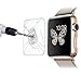 [3 Pack] Apple Watch 38mm Screen Protector,Hartser 9H Hardness, Anti-Bubble, Anti-Scratch, HD Clear Tempered Glass Screen Protector for Apple Watch 38mm (Series 3/2/1 Compatible)