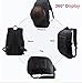 KOLAKO Basketball Laptop Backpack, Casual Sports Soccer Backpacks, Water Resistant Travel College School Bookbag, Computer Bag for Men Women with USB Charging Port, Fit 17.3 Inch Laptop