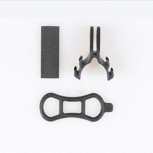 Kbrotech Bicycle Light Torch Flashlight Holder Clip Mount Bracket for Road Bike Cycling Part Adjusted Compatible with Gopro Camera Mount Holder Adapter(2PCS)