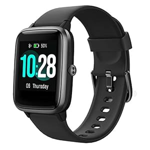 Smartwatch, Fitness Tracker IP68 Waterdicht Heren Dames Kinderen 1,3 “Touchscreen Activity Tracker met Hartslag- / Slaapmonitor Stappenteller Stappenteller Calorieteller Stopwatch SMS-melding voor IOS Android