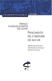 Fragments de l'histoire de ma vie