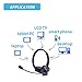 Topnisus Over-the-Head Bluetooth Headset with Mic Stereo Bluetooth Headphone for Music Listening/Calling (TN-M20)