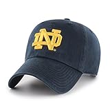 OTS NCAA Adult Women's Challenger Adjustable Hat Notre Dame Fighting Irish, One Size, Navy