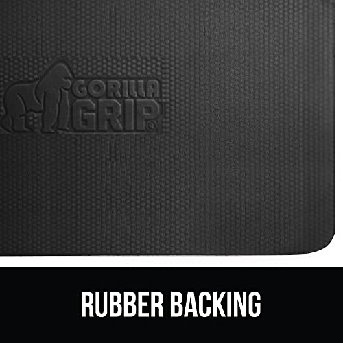 Gorilla Grip Anti Fatigue Standing Desk Mat, Thick Cushioned Kitchen Floor Mats, Washable, Stain