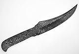 Whole Earth Supply Upswept Damascus Curved Skinning Hunting Large Long Knife Blank Blanks Knives