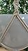 Macrame Plant Hanger Hanging Planter Indoor Outdoor Cotton & Jute 4 Legs 48 Inches,Fits Round & Square Pots 10 inches Without The Pot (Cotton) (1, Beige)